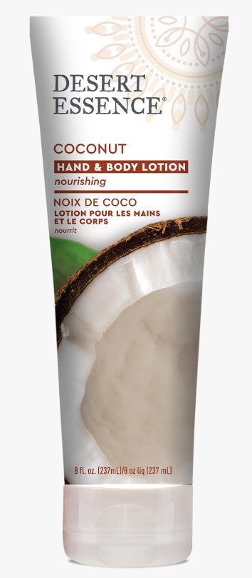 Desert Essence Coconut Hand and Body Lotion 8ox
