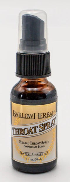 Barlow Herbal Throat Spray 1oz