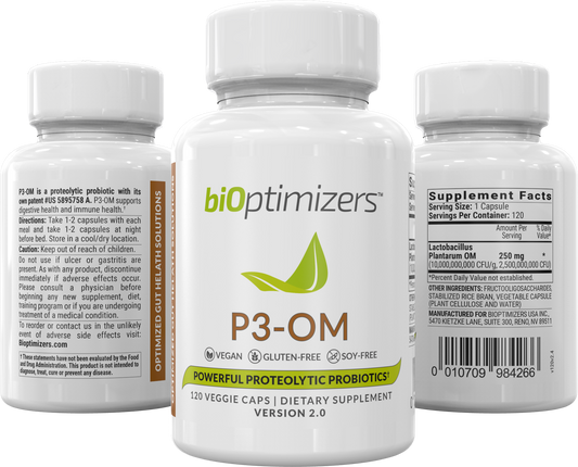 BiOptimizers P3-OM Probiotic 120ct.
